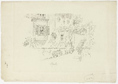 Der Garten der Moschee I von Joseph Pennell