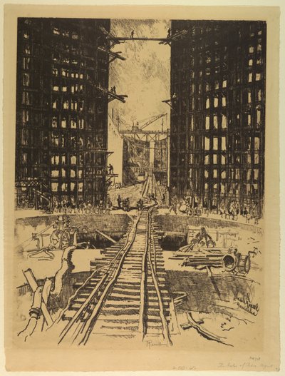 Die Tore von Pedro Miguel von Joseph Pennell