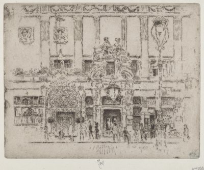 Das Institut, Piccadilly von Joseph Pennell