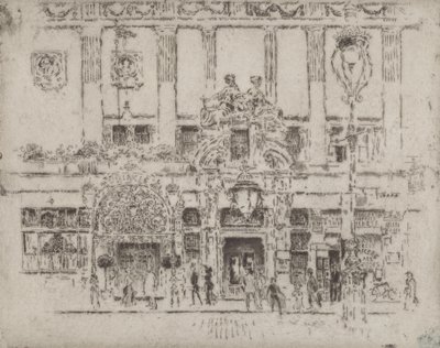 Das Institut, Piccadilly, 1906 von Joseph Pennell