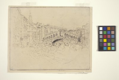 Der Rialto, Venedig von Joseph Pennell