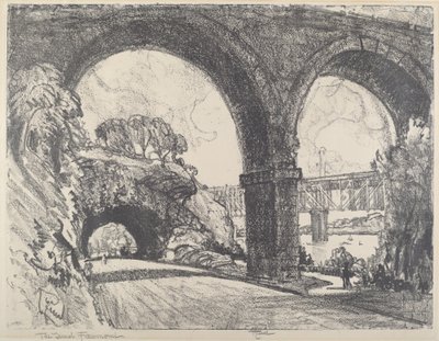 Der Tunnel im Park von Joseph Pennell