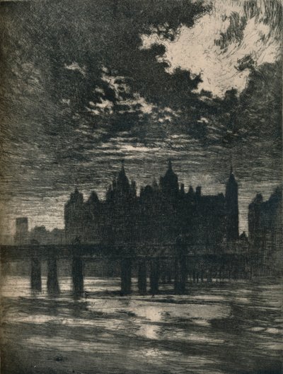Whitehall Court von Joseph Pennell
