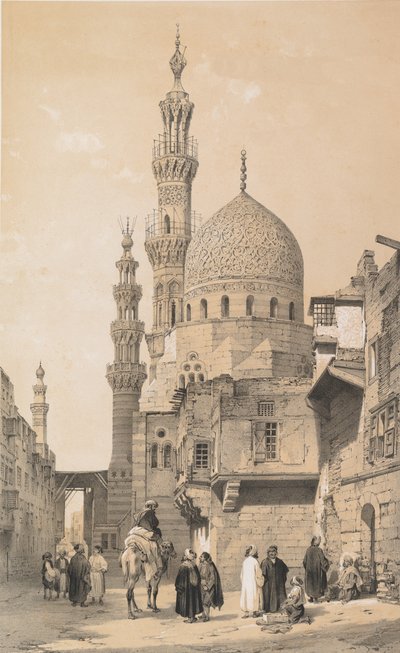Moschee, in Kairo, 1843 von Joseph Philibert Girault De Prangey