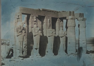 Ramesseum, Theben, 1844 von Joseph Philibert Girault De Prangey