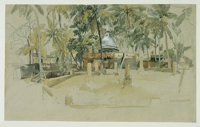 Buddhistischer Tempel auf Ceylon von Joseph Selleny