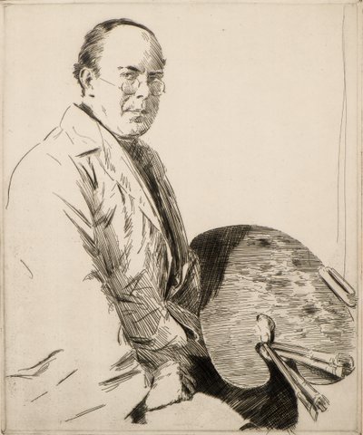 Selbstporträt, 20. Jahrhundert von Joseph Simpson