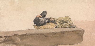 Ein Junge liegt von Joseph Stannard