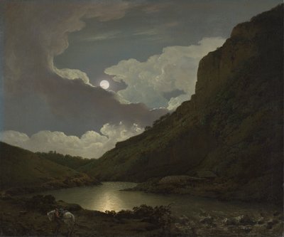 Matlock Tor im Mondlicht von Joseph Wright of Derby