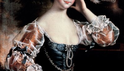 Susanna Hope (Detail) von Joseph Wright of Derby