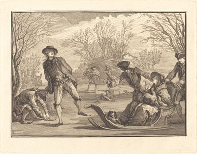 Der Winter von Joseph de Longueil after Charles Eisen