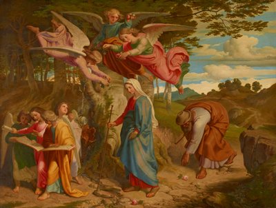 Der Gang Mariens über das Gebirge von Joseph von Fuhrich
