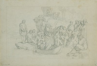 Die Predigt vom Schiffe von Joseph von Fuhrich