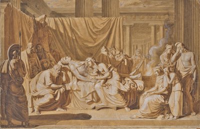 Tod des Achilles von Joseph von Fuhrich