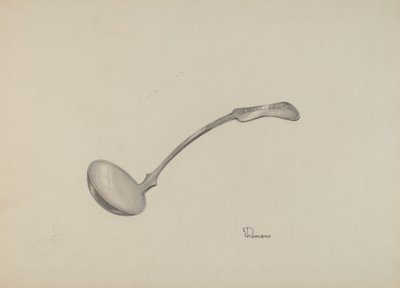 Sahnelöffel, ca. 1937 von Josephine C. Romano