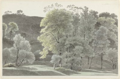 Bäume in der Umgebung von Subiaco von Josephus Augustus Knip