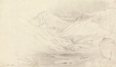 Das Tal von Nant Ffrancon, Caernarvonshire von Joshua Cristall