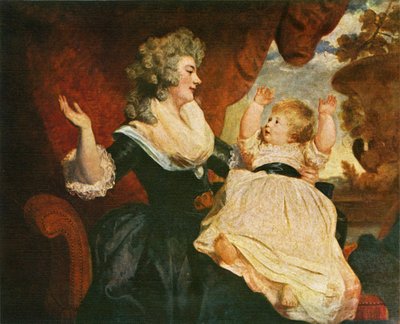 Herzogin von Devonshire und Kind von Joshua Reynolds