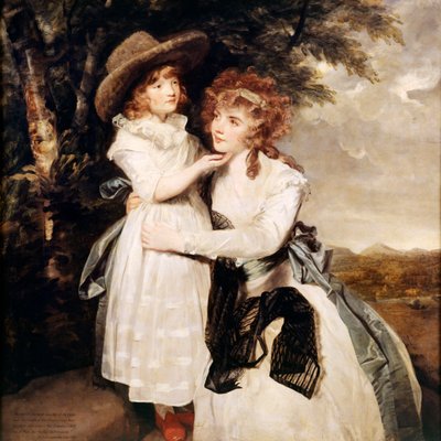 Miss Cocks und ihre Nichte von Joshua Reynolds