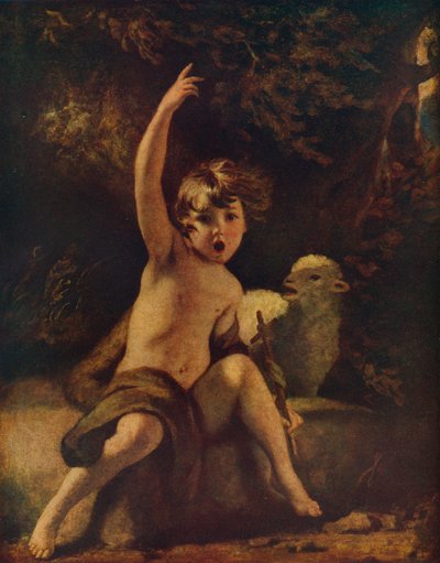 St. Johannes in der Wildnis, um 1776 von Joshua Reynolds