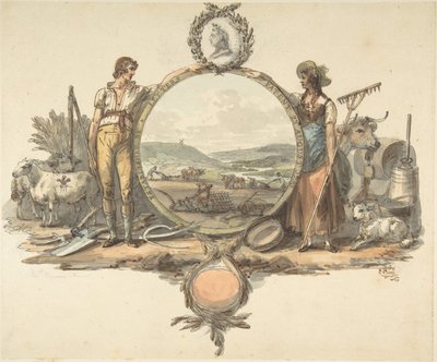 Entwurf für ein Frontispiz von Josiah Boydell