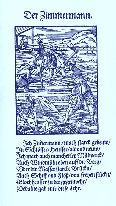 Zimmermann von Jost Amman