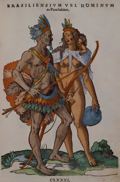 Bräuche der Einwohner Brasiliens von Jost Amman