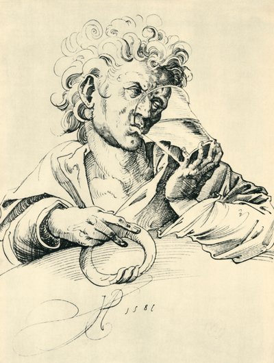 Trinker, 1581, 1943 von Jost Amman