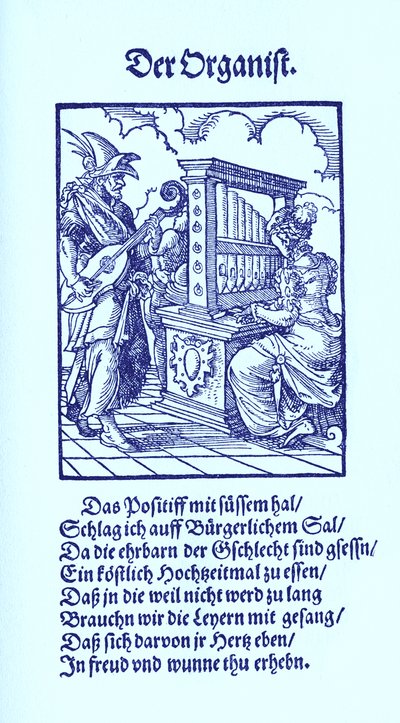 Organist von Jost Amman