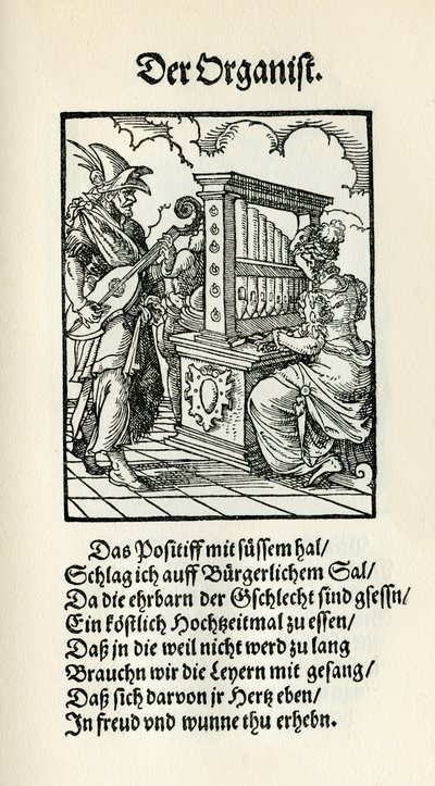 Organist von Jost Amman