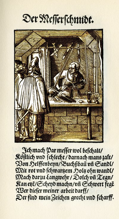 Schwertmacher von Jost Amman