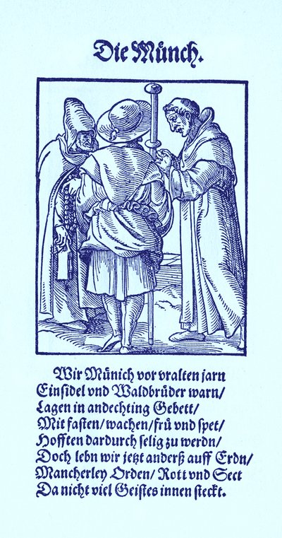 Der Mönch von Jost Amman