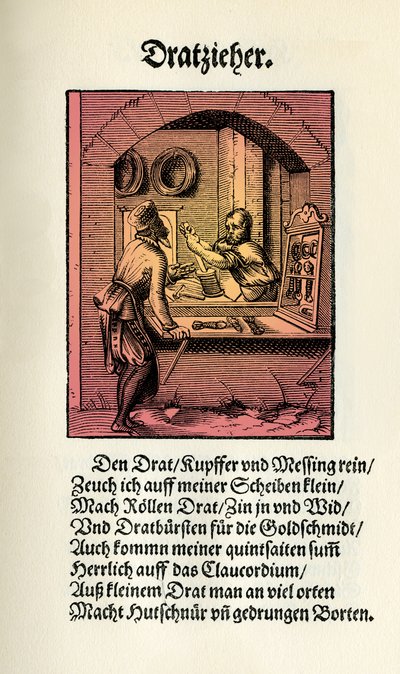 Drahtarbeiter von Jost Amman