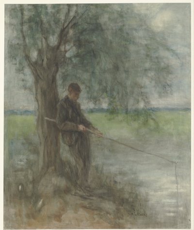Ein Angler von Jozef Israëls
