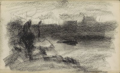 Landschaft mit Wasser von Jozef Israëls