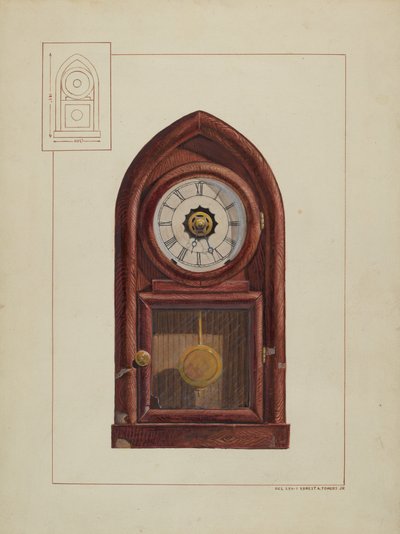 Kaminuhr von Jr. Ernest A. Towers