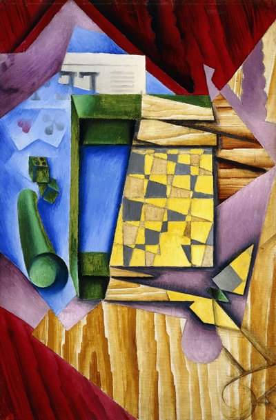 Backgammon, 1913-14 von Juan Gris