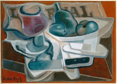 Schale und Glas von Juan Gris
