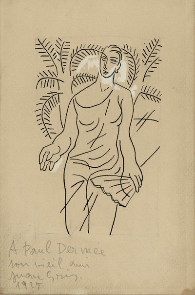 Frau ? l von Juan Gris