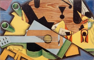 Stillleben mit Gitarre von Juan Gris