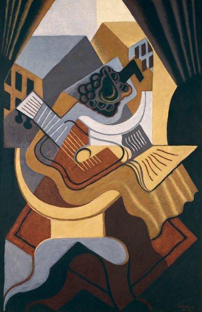 Tisch vor einem Fenster von Juan Gris