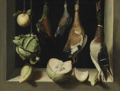 Stillleben mit Wildgeflügel, 1600-03 von Juan Sanchez Cotan