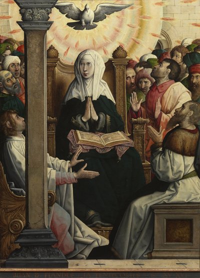 Pfingsten von Juan de Flandes