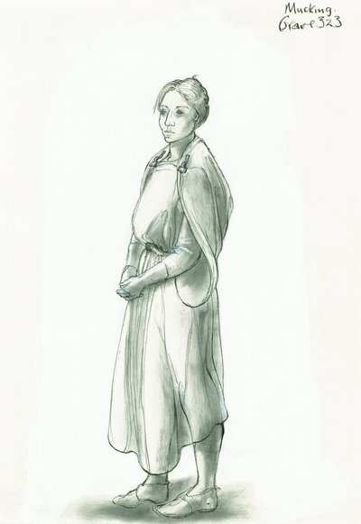 Angelsächsische Frau von Judith Dobie