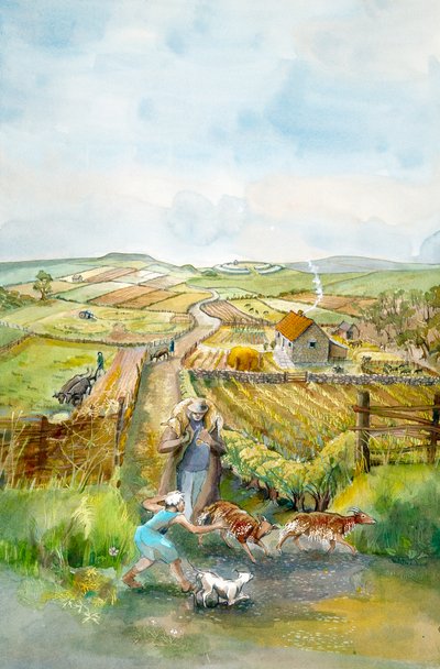 Ländliche Landschaft von Judith Dobie