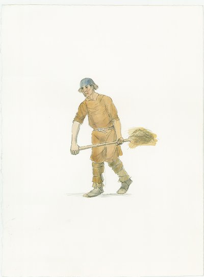 Sächsischer Bauer, ca. 1066-2015 von Judith Dobie