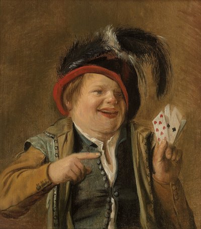 Ein Kartenspieler von Judith Leyster