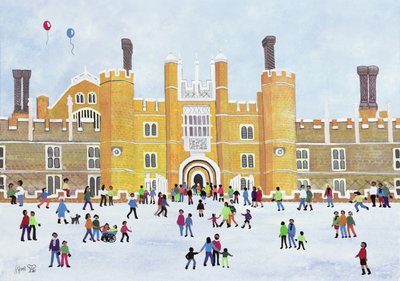 Vorderseite von Hampton Court, 1991 von Judy Joel