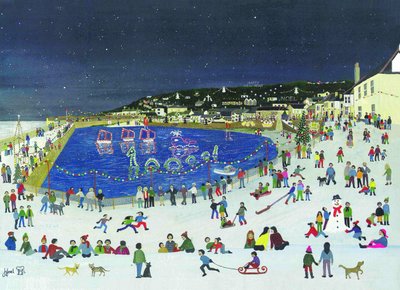 Mousehole Hafenlichter, 2009 von Judy Joel