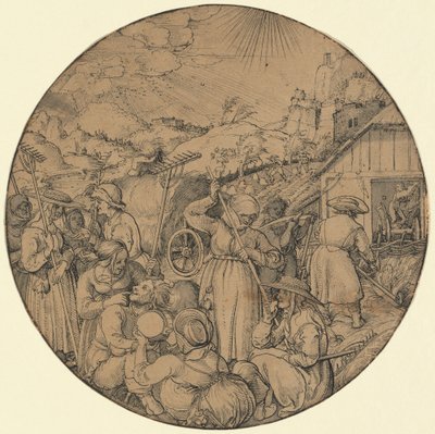 Die Heuernte (Juni) von Jörg Breu the Elder